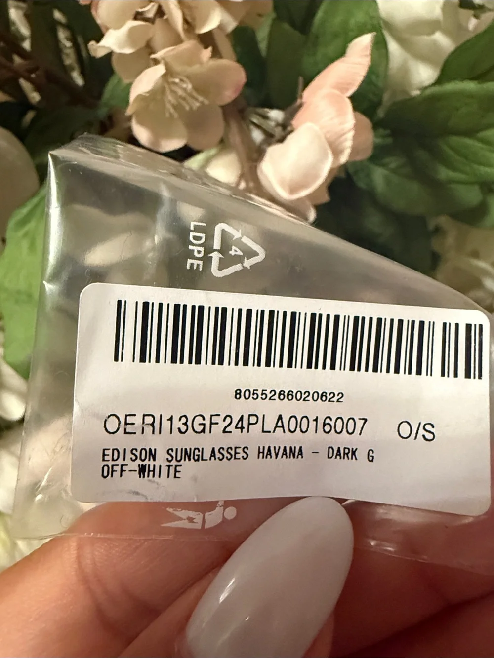 Off-White Edison sunglasses Havana Dark grey